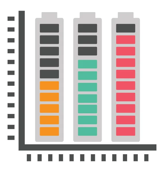 Diagrammdiagramm Mit Der Frequenzvariation Die Das Frequenzdiagramm Darstellt — Stockvektor