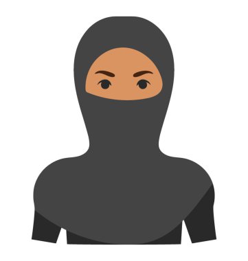 Paranja, Müslüman kadın Arap kadın