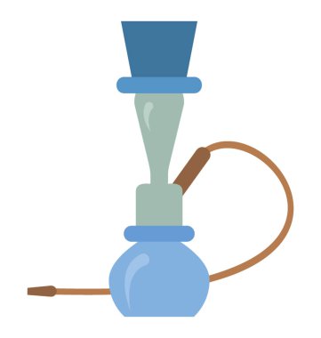 Bir duman tütün ekipman ile boru, nargile 