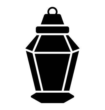 Işık için Arapça bir fener 