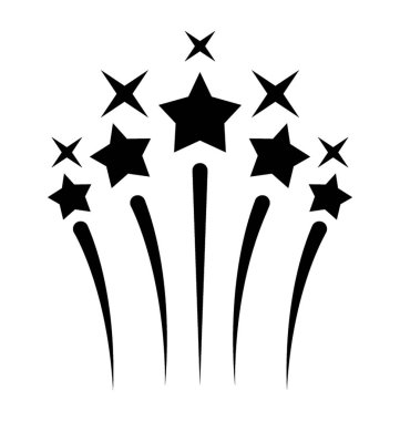 Havai fişek kutlamaları simgesi