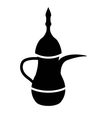 Dallah adlı bir eski moda çaydanlık 