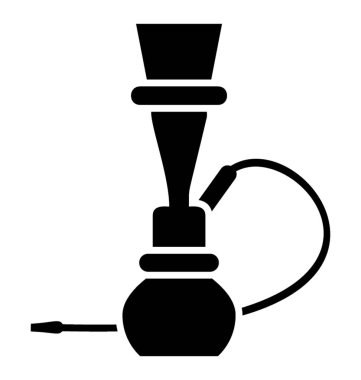 Bir duman tütün ekipman ile boru, nargile 