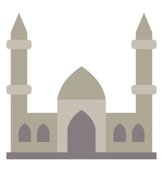 Casă Rugăciune Islamică Moschee — Vector de stoc