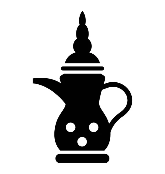 Старомодный Чайник Имени Далла — стоковый вектор