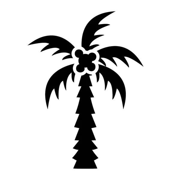Арабське Дерево Пальма Дат — стоковий вектор