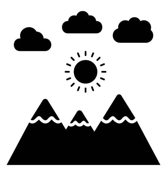 Paisaje Desértico Árabe — Vector de stock