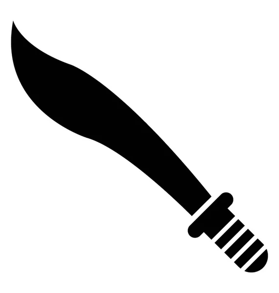 Арабический Нож Имени Джанбия — стоковый вектор