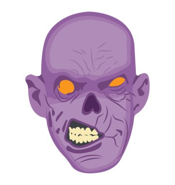 Korkunç yüz sahip ghost 