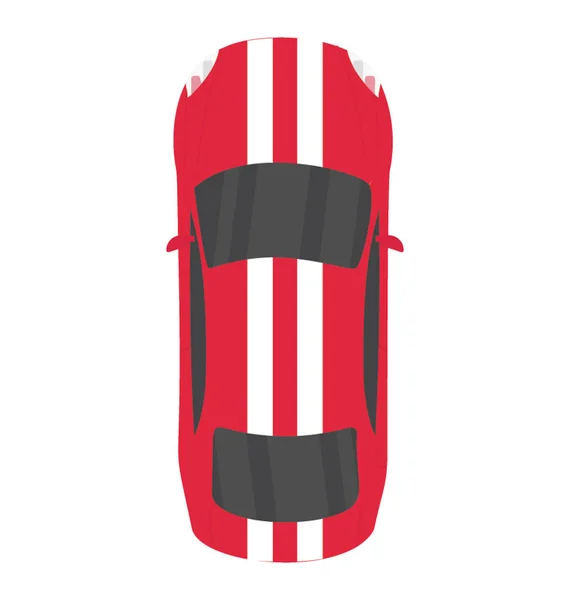 Coche Asequible Conocido Como Coche Compacto — Vector de stock