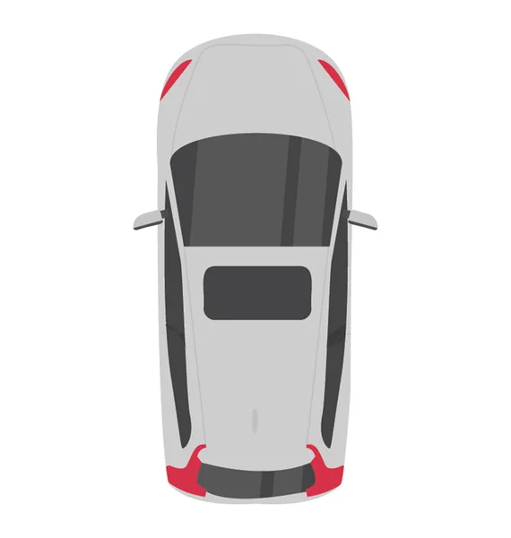Carro Pequeno Para Uso Pessoal Hatchback — Vetor de Stock