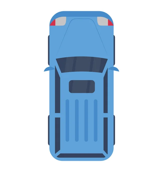 Minivan Para Transportar Pequeños Miembros Familia — Vector de stock