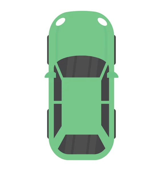 Coche Dos Puertas Para Uso Personal Coche Subcompacto — Vector de stock