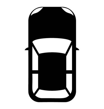 Mini araç heykelde hatchback araba 