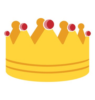 Değerli taşlar ile altın bir taç 