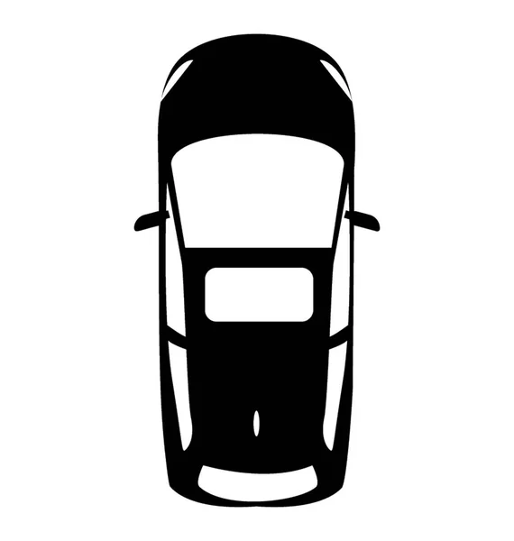 Coche Pequeño Para Uso Personal Hatchback — Vector de stock