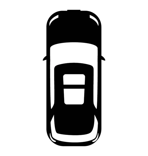 Police Car Vector Icon — Stock Vector