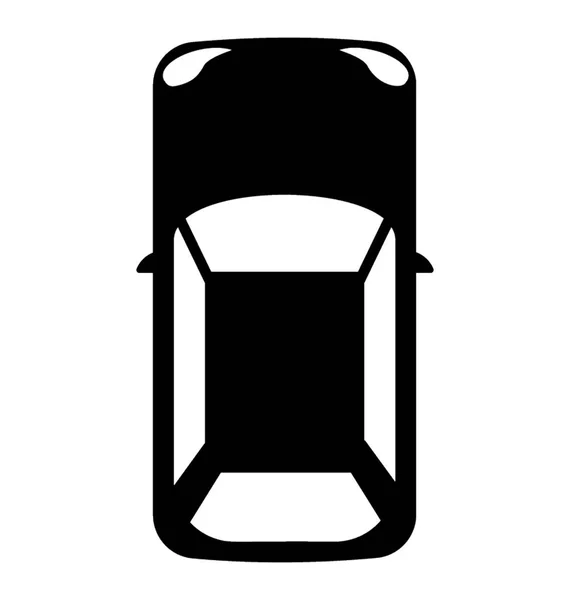 Small Two Seater Car Icon City Car — Stock Vector