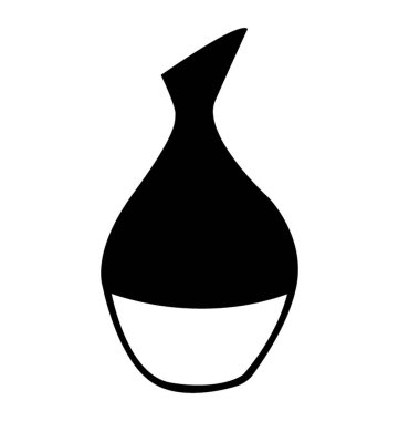 Vintage tarzı altın vazoya 