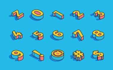 3D metin efektleri Pack vektör 