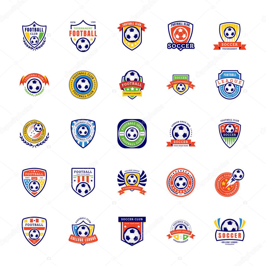 Football Logo Vector Icons