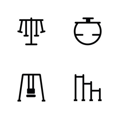 Eğlence parkı simgeleri ayarlandı