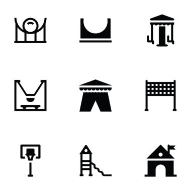 Glif simgeler park gezintisi 