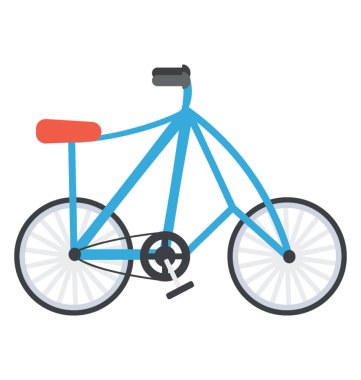 Yaratıcı katlanır bisiklet simgesi tasarım