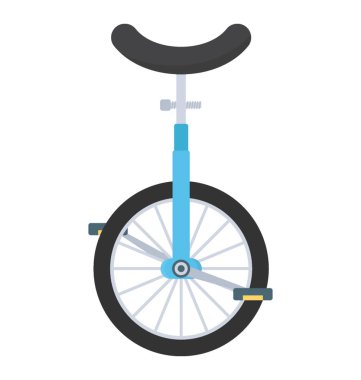Single tyre unicycle for circus tricks  clipart