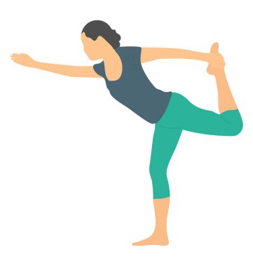 Bir sirk oyuncusu eylemler gösteriyor 