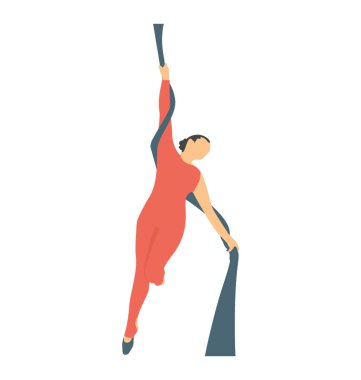 Bir kız tarafından hava ipek hüner 