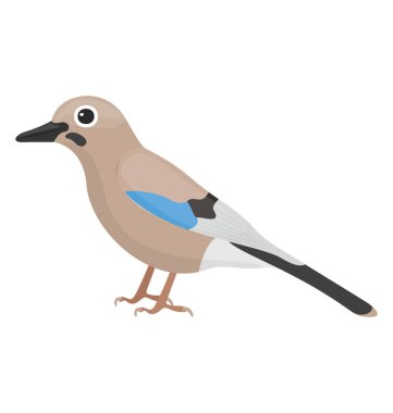 Küçük bir kuş olan tüy heykelde serçe 