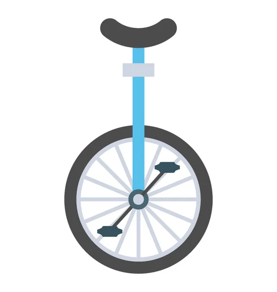 Ενιαίο Ελαστικό Unicycle Για Κόλπα Τσίρκου — Διανυσματικό Αρχείο