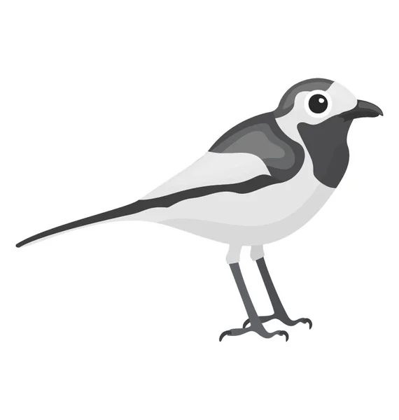 Pajarito Con Plumas Que Representan Gorrión — Vector de stock