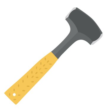 Uğraşları, çekiç simgesi için bir inşaat aracı 