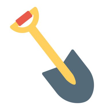 Bir kürek kürek, çamur kazmak için geniş Bıçak aracıyla gibi 