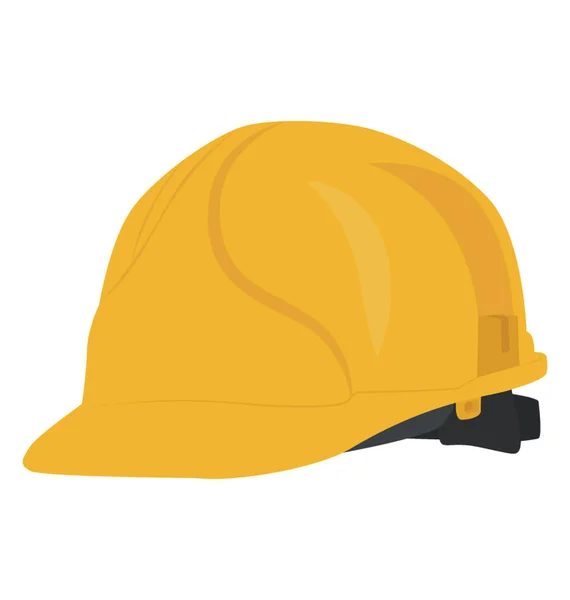 Chapéu Trabalho Construção Chapéu Duro — Vetor de Stock