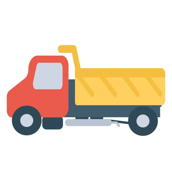 Вантаж Доставки Товарів Значок Вантажівки — стоковий вектор