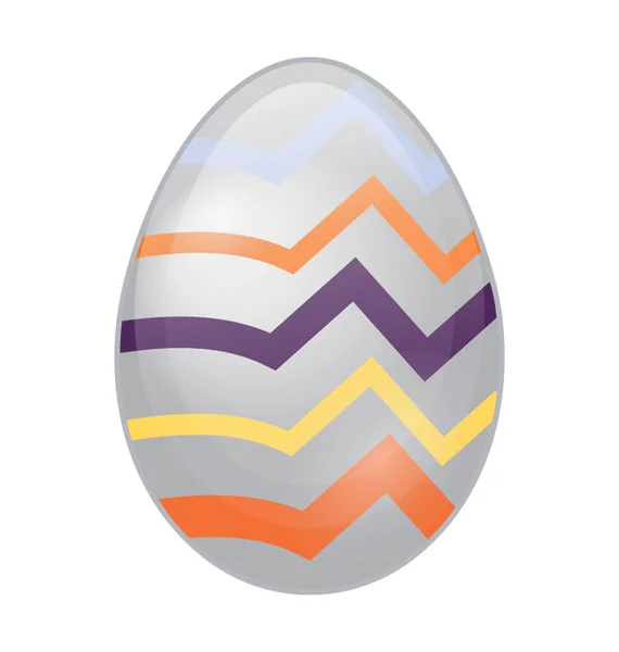 Икона Пасхального Яйца Плоского Цвета — стоковый вектор