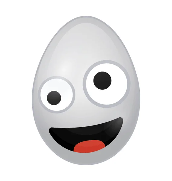 Velikonoční Vajíčko Ploché Barevné Ikony — Stockový vektor