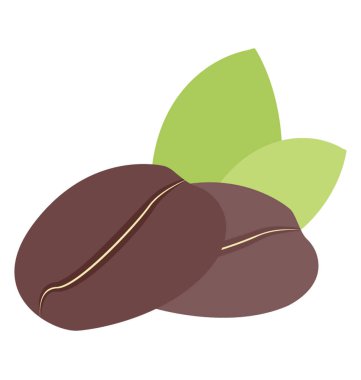 Kahverengi renk, kahve çekirdekleri olan fasulye 