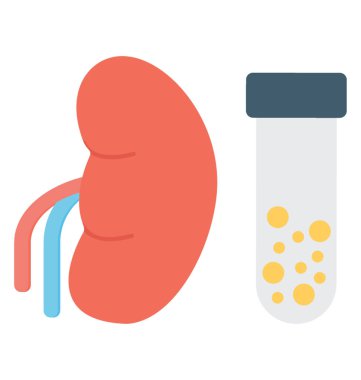 Böbrek ve böbrek gösterilen tüp bebek test