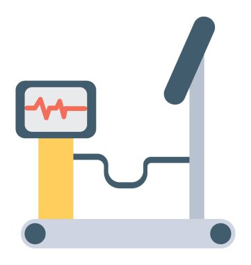 Simgesi tasarım koşu bandı stres testi