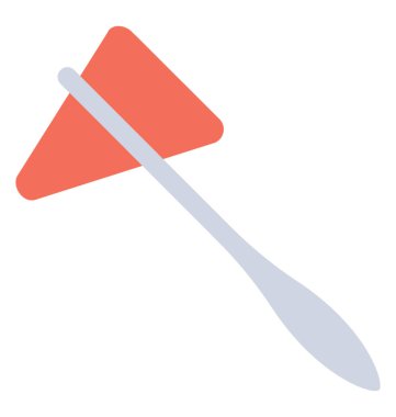 Bir diş hekimliği araç, refleks çekici simgesi