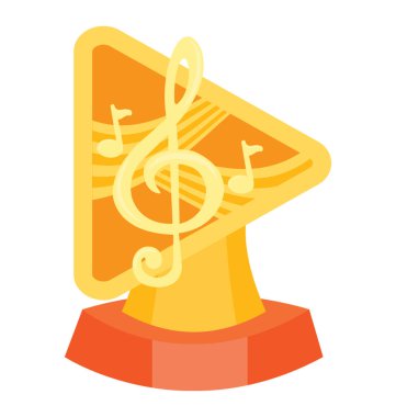 İzole simgesi tasarım müzik kupa