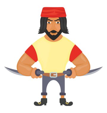 Jack Sparrow'un bir iyi bilinen korsan karakterdir 
