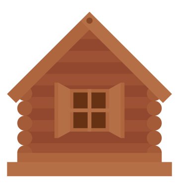 Korsan evi gösteren küçük bir kulübe 