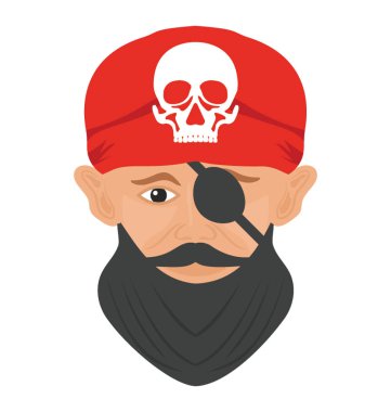 Bir korsan Karasakal kostüm 