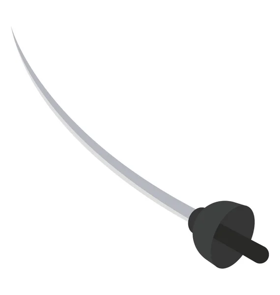 Une Épée Pirate Est Utilisée Par Pirate Pour Combattre — Image vectorielle