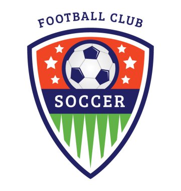 Futbol kulübü temsil eden bir futbol rozeti
